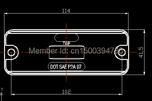 10pcs12v 24 В ясно светодиодный красный внешний свет 2." овальный парковка Прицепы тягач грузовик, автобус лампа сбоку маркер оформление sae ECE