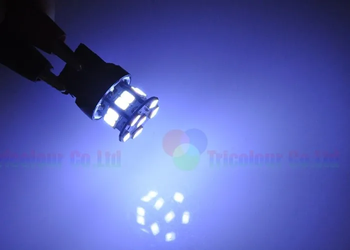 AutoEC T20 W21W WY21W W21/5 Вт 7440 7443 18 smd 5630 led 7444 7441 7440NA 7444A авто инструмент Клин стоп 100 шт.# LD13