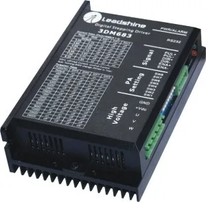 Leadshine 3 фазы 3DM683 Драйвер шагового двигателя 20-60VDC 0,5-8.3A