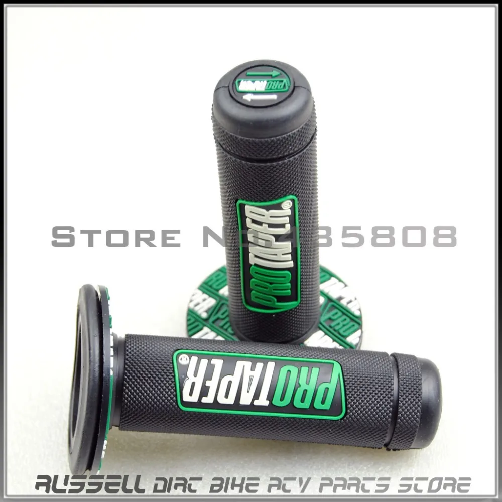 Green Pro коническая ручка коврик для барной стойки Защита для груди крест и ручки для 22 мм руль MX DIRTBIKE Dirt Pit Bike