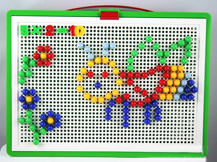 DIY Модель Строительный пазл детские игрушки образовательные игрушки учеба машина 3D головоломка Танграм игрушки brinquedos гриб ногтей