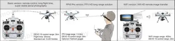 Devo 10 Белый 2,4 ГГц 10Ch Walkera Радио Walkera QR X350 PRO Запчасти с отслеживанием