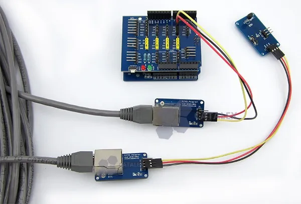 2 шт. Ethernet порт для DIP RJ45 адаптер Соединительный модуль для Arduino дальней связи