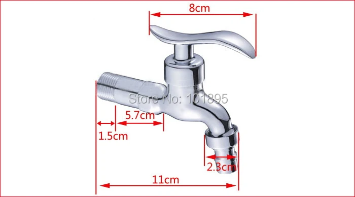 L15333-Роскошные Настенные Chrome Цвет G1/2 "латунь кран
