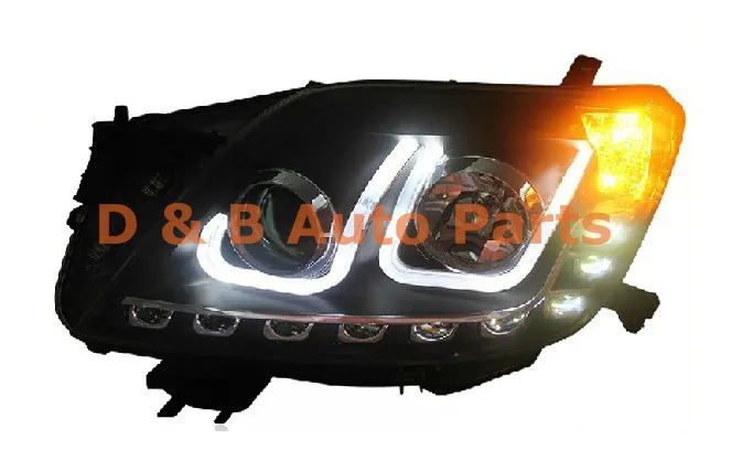 1 пара двойной U Тип ангельские глазки светодиодный фонарь для Toyota Land Cruiser Prado 2010-2013'