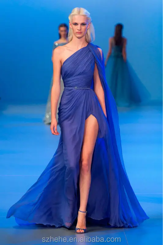 elie saab one shoulder dress