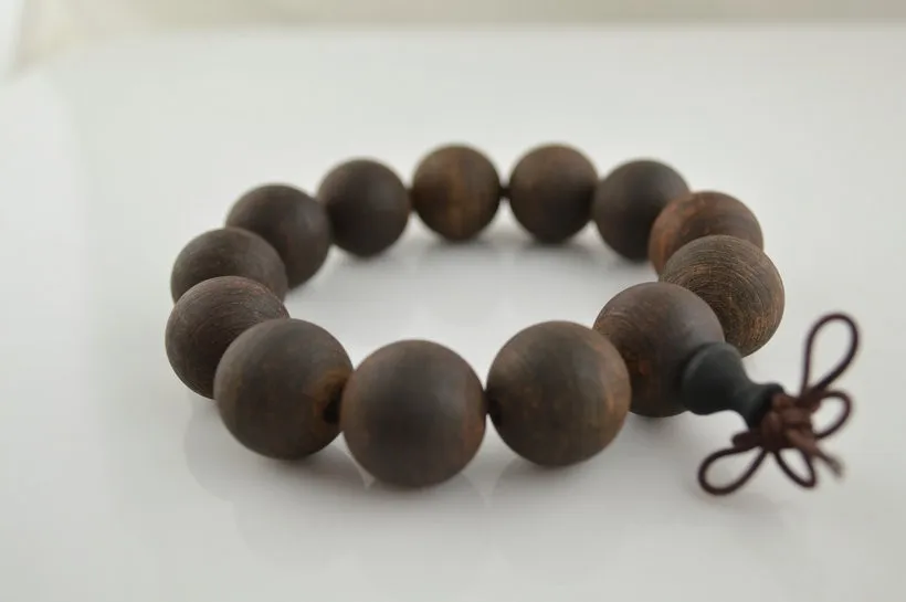 5 шт. древние 18 мм черные агилаудские браслеты для мужчин буддистская молитва браслет для мужчин ювелирные изделия