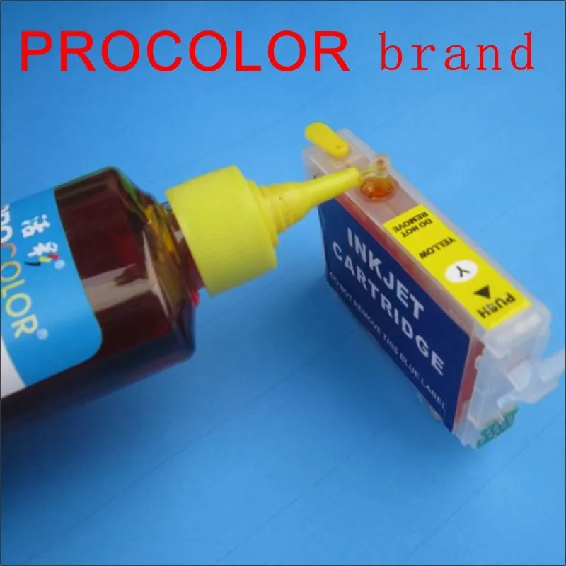 PROCOLOR новые P600 многоразового картридж с чипом для Epson суреколор SC-P600 картридж T7601-T7609 9 цветов