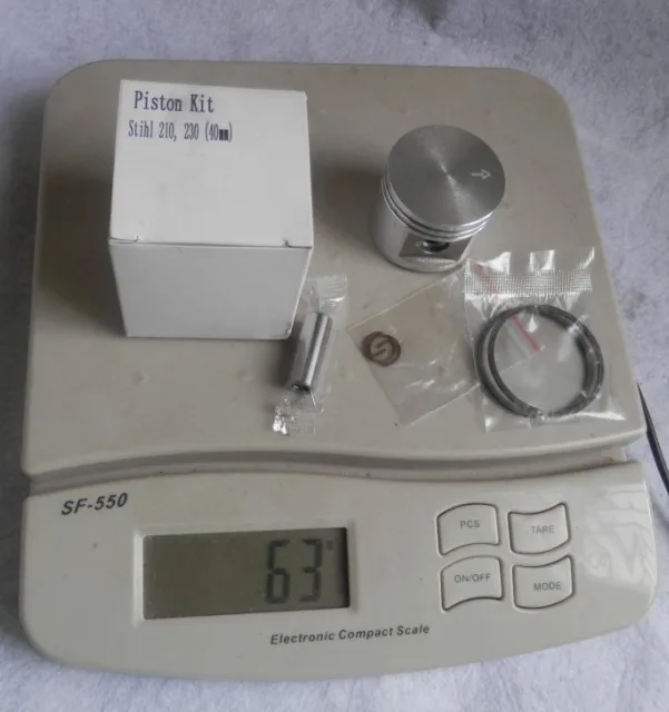 PISTON ASSY STIHL 021 MS210 40MM 7
