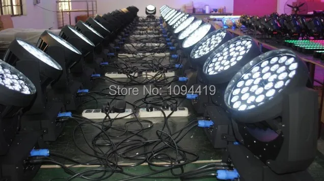 4 шт./Чехол fly) сенсорный экран Лидер продаж 6в1 зум движущаяся головка led 36x18 Вт стирка, rgbaw uv led Свадьба movinghead для dj клуба