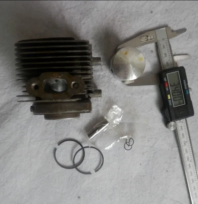 G26 цилиндр комплект 34 мм для ZENOAH G26N G26LS G26LH 24.5CC 2 ход 26cc Полюс увидел опрыскиватель ZYLINDER поршневых колец контактный клип сборки