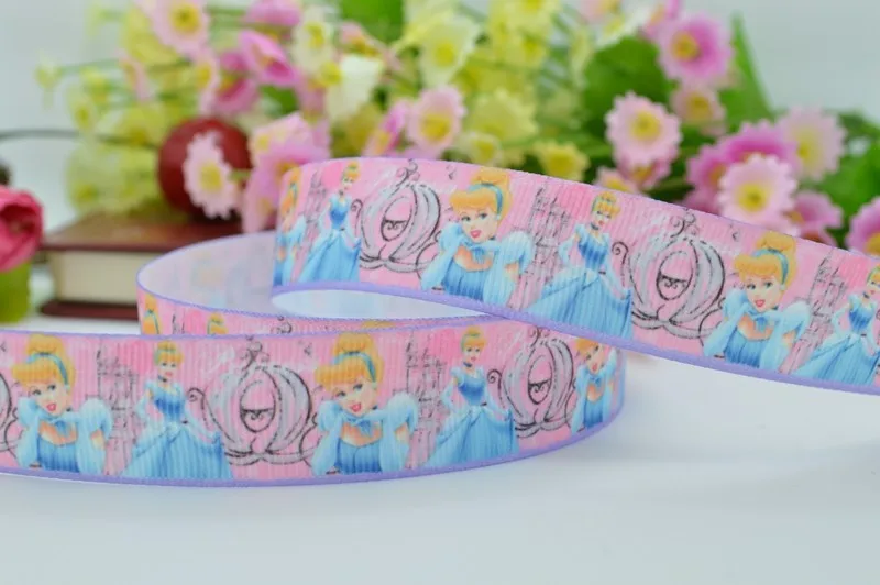 50Y duwes 7/" 22 мм принцессы с полушерстяной лентой, hairbow DIY ручной одежды материалы оптом OEM