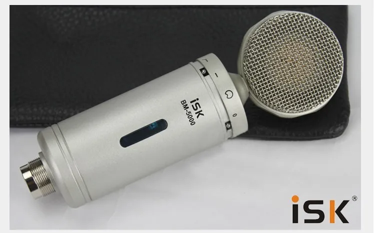 ISK BM-5000, профессиональный конденсаторный микрофон для компьютера, звукозаписывающий Студийный микрофон, ударное крепление, подарок