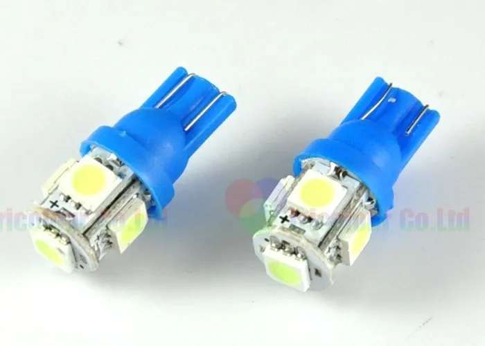 Autoec T10 5smd 5050 158 168 194 W5W авто светодиодные Габаритные огни лампы накаливания Ice Blue 300 шт.# lb92