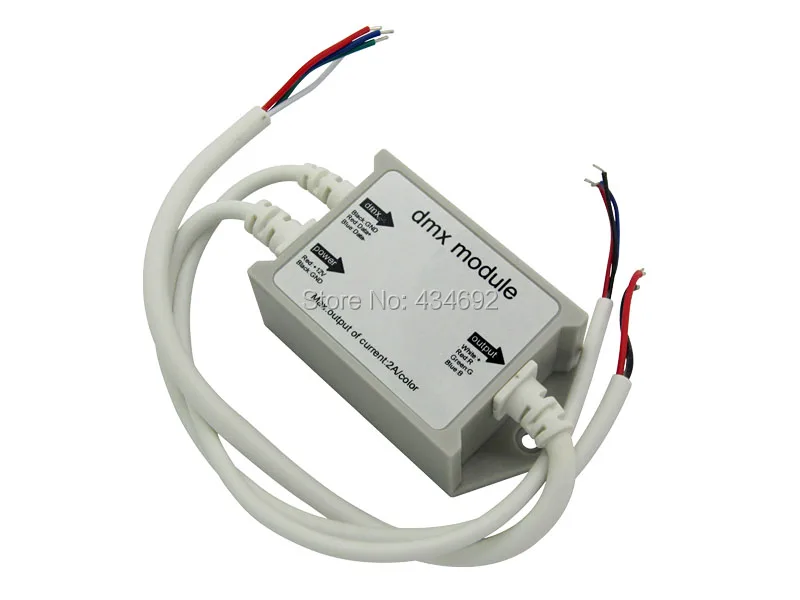 Быстрая DC 12 V Светодиодный DMX контроллер 3 канала DMX модуль достижения затемнения различные изменения процедур