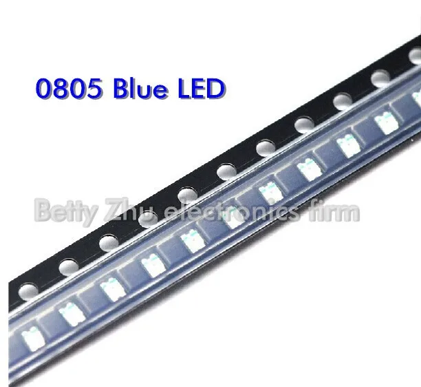 3000 шт./лот 0805 SMD Синий светодиодный светодиод 2012