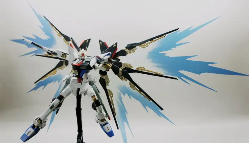 DRAGOON System Wing Effect Part w/ Base Set For 1/100 MG Strike Freedom Gundam 