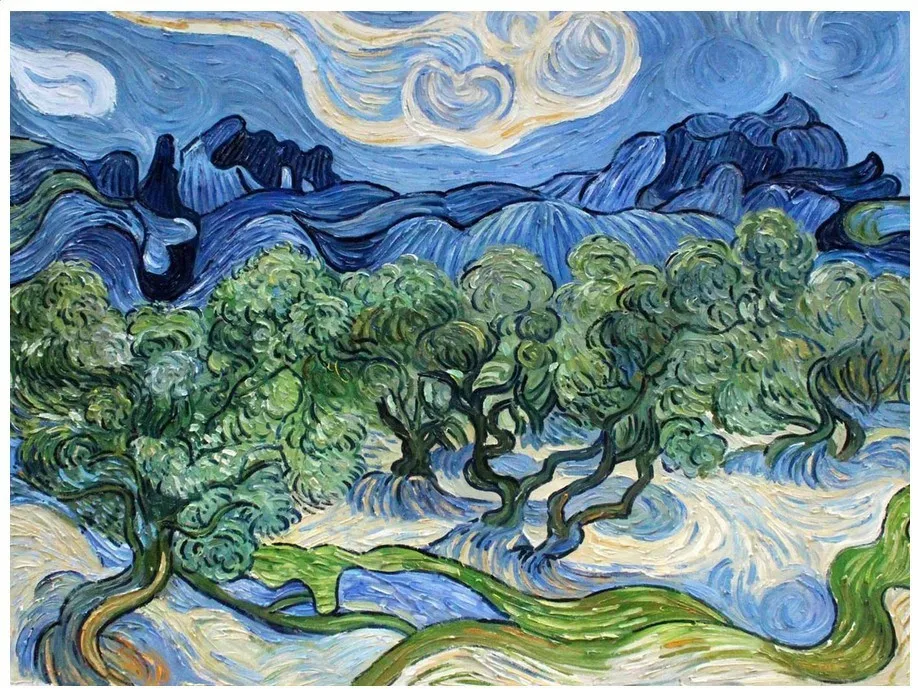 100% Handpainted Landscape Oil Painting on Canvas Vincent Van Gogh ...