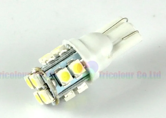 Autoec LED лампы SMD1210 14 светодиодный W5W T10 Светодиодный лампа автомобиля боковой клиновые лампы для фар, DC 12 В, белый 300 шт# LB82