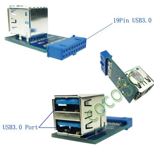 19pin to Dual USB3.0 Adapter card 1