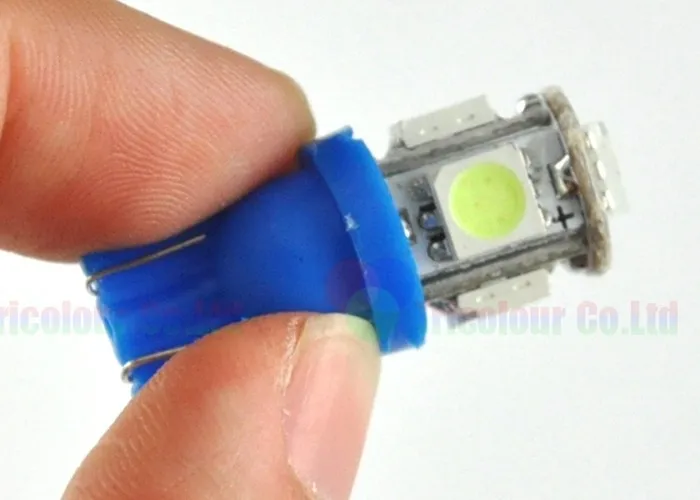 Autoec T10 5smd 5050 158 168 194 W5W авто светодиодные Габаритные огни лампы накаливания Ice Blue 300 шт.# lb92