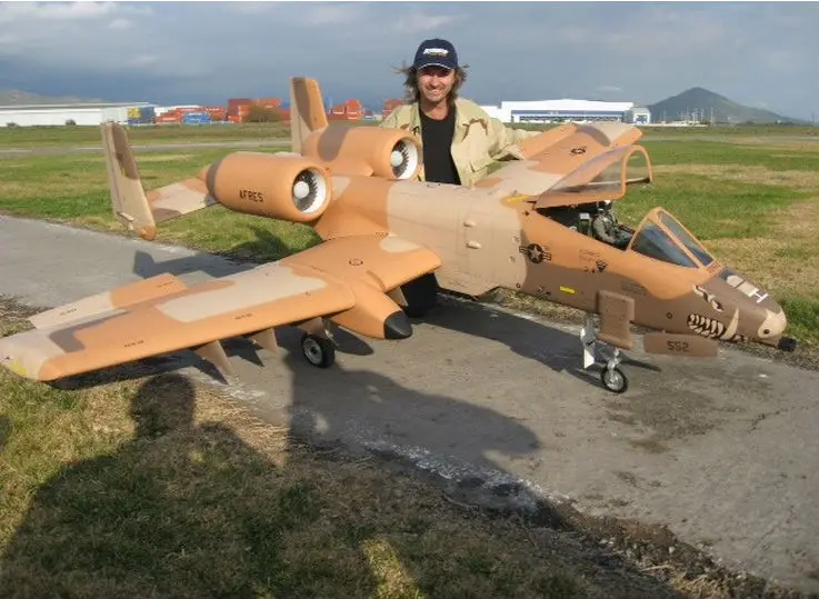 RC aircraftairplane турбинный реактивный A-10