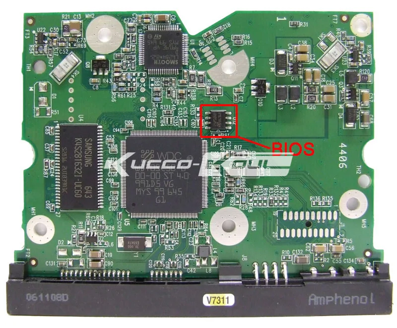 Материнская плата для HDD PCB 2060-701384-002 REV A для ремонта жесткого диска WD 3,5 SATA восстановление данных