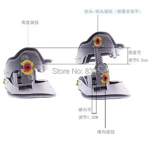 Dispositivo de Tração do Pescoço do Colar Cervical do Agregado Dispositivo de Terapia de Tração Cervical para Liberação de Dor Schubert Cervical Familiar Brace Pescoço no 11 Schubert cervical dispositivo de tração do pescoço