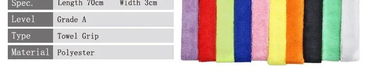 10 шт. десять цветов FANGCAN высокого качества впитывающие пот мягкие полотенца ручки для Теннисная ракетка для бадминтона впитывающие пот прочные зажимы