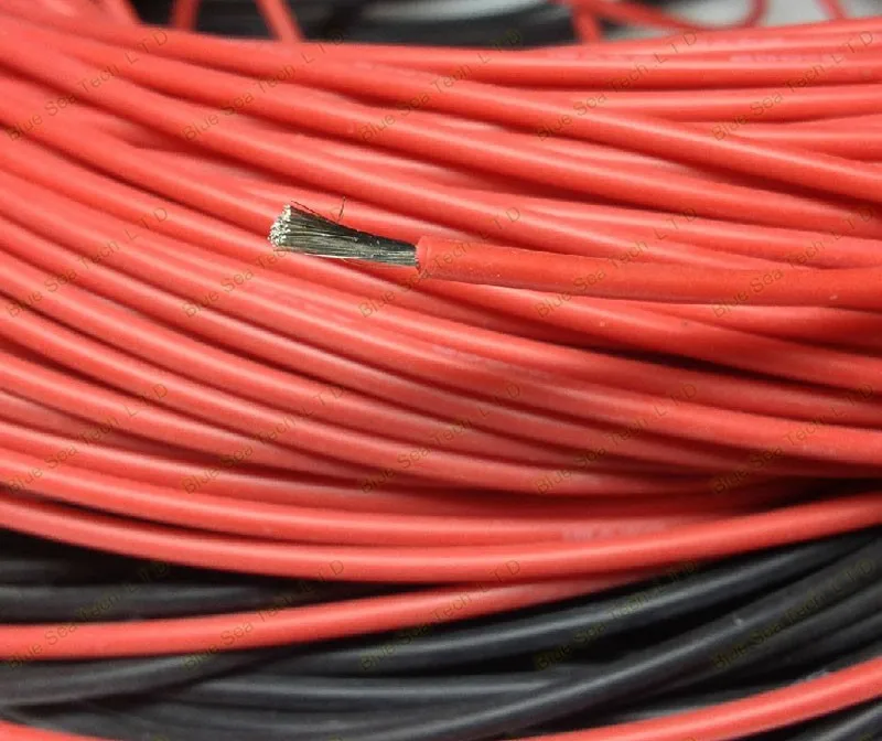5 метров Ультра-мягкий силиконовый Тестовый Кабель, 18 AWG 0,75 sq, 3KV 22A,-65C ~ 200C Ультра гибкий силиконовый кабель Бесплатная доставка