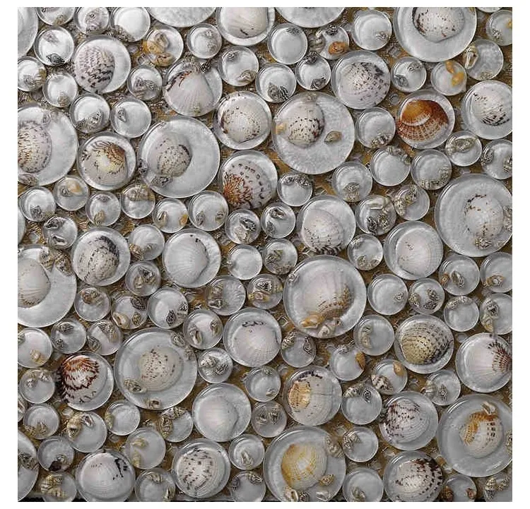 Бесплатная доставка! Ясно Natural Sea Shell narce мозаика щитка, ванной плитка камин Круглая Мозаика