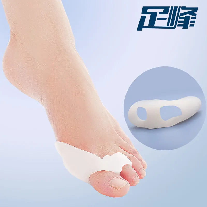 4 шт. hallux вальгусная seperating накладка на палец при бурсите гелевый, для пальцев ног сепараторы растягиватели Bunion протектор Выпрямитель Корректор для педикюра