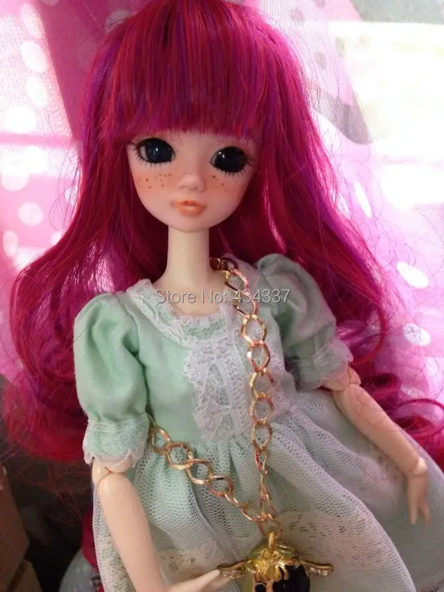 AILAIKI Новые 15 см Длина DIY BJD SD римские вьющиеся парики кукла синтетические волокна высокотемпературные синтетические парики для куклы, игрушки DIY горячие