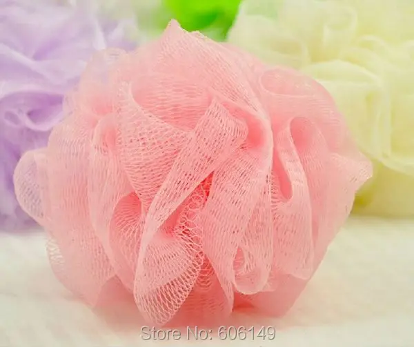 Bath Shower Body Exfoliate Sponge Nylon Mesh Ball (4)