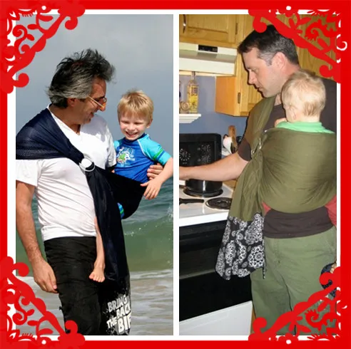Baby sling ring for Dad