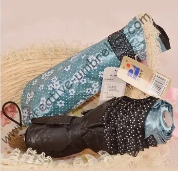 Superlight солнца, 100% солнцезащитный крем, UPF> 50 +, ladies'parasol, 8 К ребра, черный серебряное покрытие, карман зонтик, УФ-защита, арочные завязки