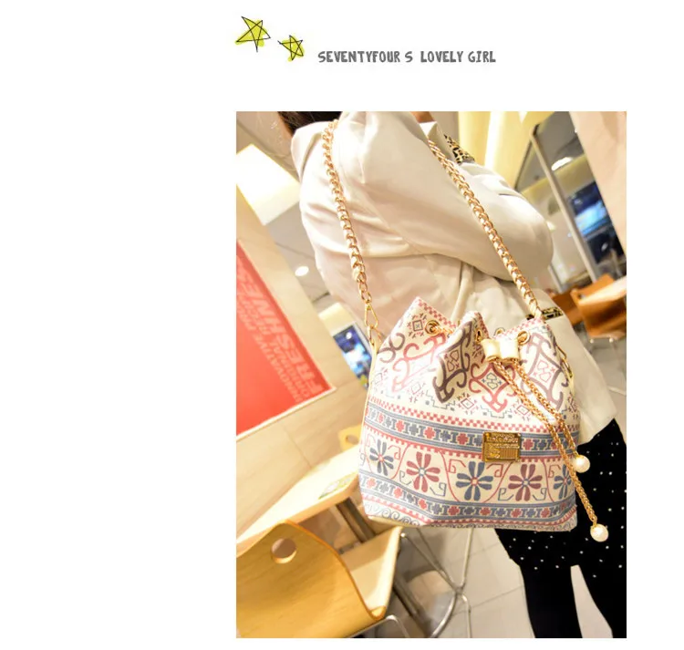 National style Fresh female bag with drawstring Casual women's shoulder bag Free shipping (8).jpg