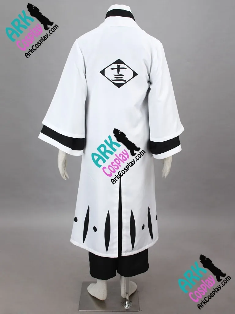 Bleach укитакэ jyushirou Косплэй капитан кимоно Косплэй белый MENS Bleach Косплэй костюм