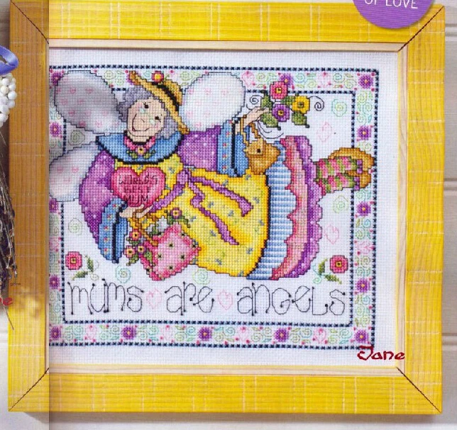 CS-254 counted cross stitch kit mums are angels.jpg