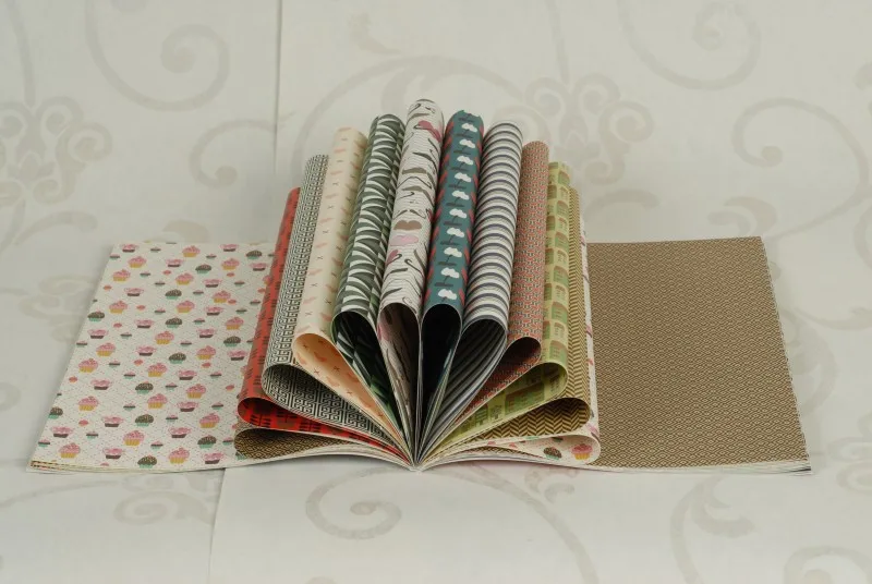 ENOGREETING мульти-узоры DIY декоративная оберточная бумага книга Подарочная упаковка искусство набор бумаги 24 листа/лот w/12 узоров