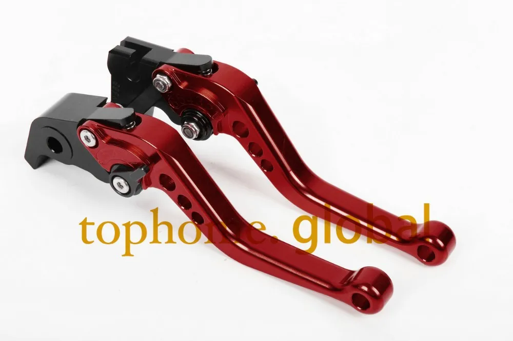 Красный для Honda CBR 600 F2, F3, F4, F4i 1991-2007 1992 Руль с ЧПУ тормоза сцепления Рычаги Короткие тормозные наконечник ручки