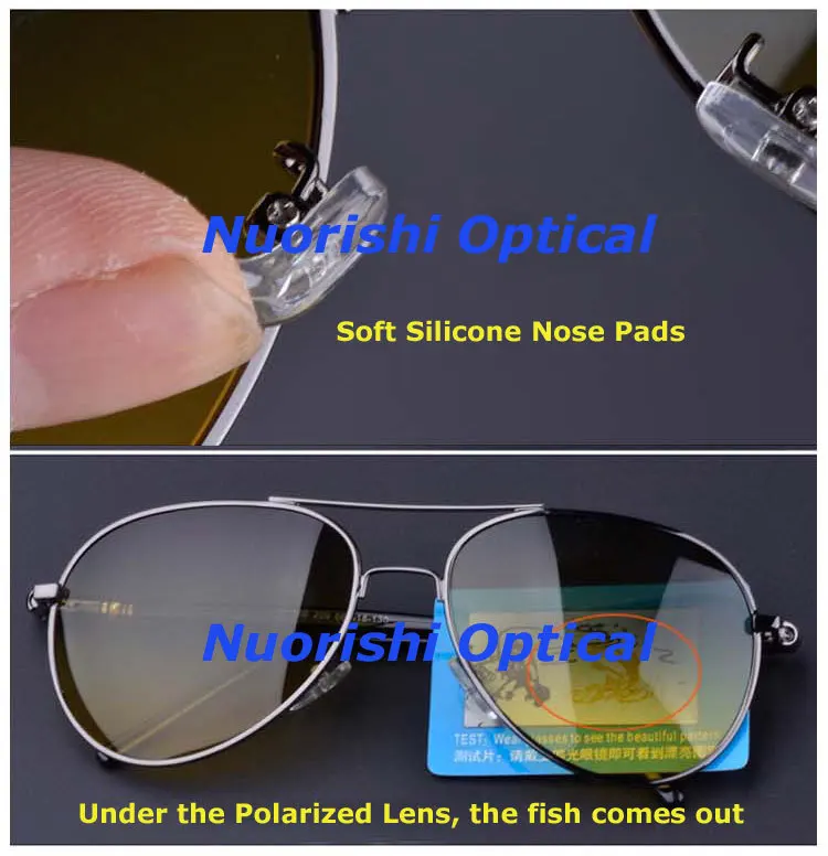 MB209SP день и солнцезащитные очки для ночного вождения градиент Цвет G15 к желтому цвету унисекс поляризованные солнцезащитные очки с TAC линзой с UV400