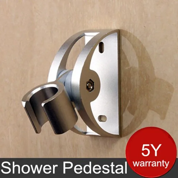 Твердый алюминиевый сплав настенный ручной держатель для душа крюк пьедестал кронштейн в стене аксессуары для душа