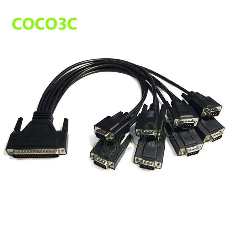 8 Ports Serial PCI Express with fan out cable PCI-e to multi RS232 DB9 Ports converter Industrial IO card 9
