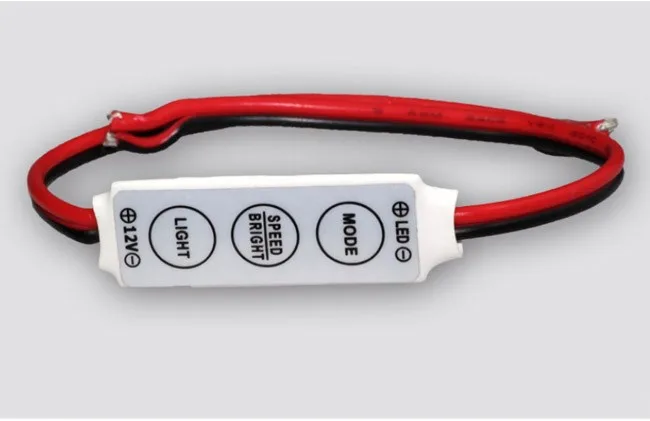 Горячая Распродажа: 5 шт. мин 3key контроллер одного цвета 12V72W светодиодный ленты контроллер PWM 256 для светодиодный светодиодные полосы света Яркость диммер