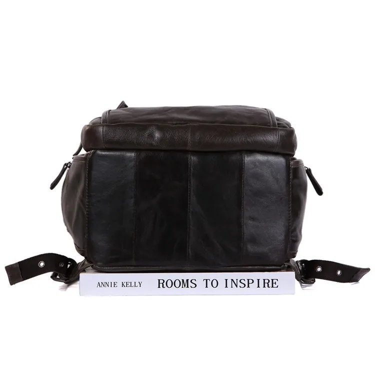 Новое поступление, отличные серые рюкзаки из натуральной кожи, чехлы для ноутбуков, сумка-тоут, дорожная сумка, напрямую с фабрики# 7202J