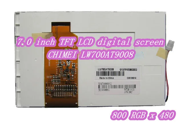 NoEnName_Null CHIMEI 7,0 дюймов 60PIN на тонкопленочных транзисторах на тонкоплёночных транзисторах цифровой экран LCD LW700AT9008 800RGB* 480