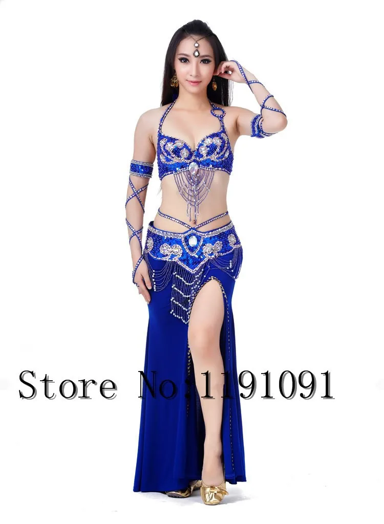 Одежда для индийского беллиданса, 3 компл. Размера S / M / L, 10 цветов 700#