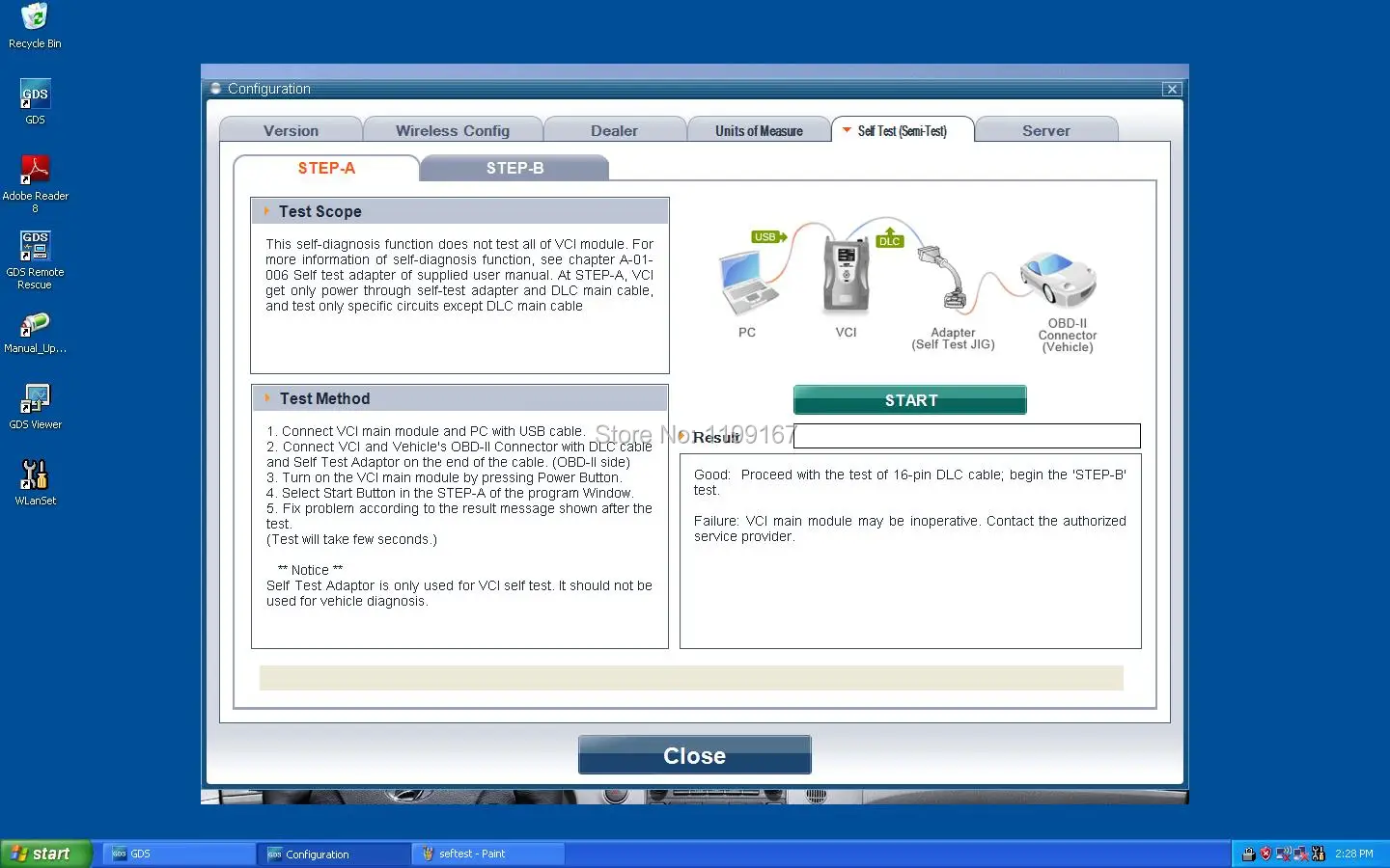 Программное обеспечение GDS VCI для АТР хюн-дай и к-Ия B-H-02-07/B-K-02-07