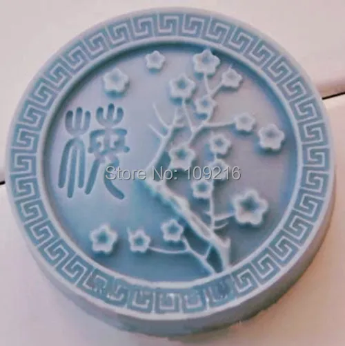 1 шт. chinoisery Wintersweet(zx1511) силиконовая форма для мыла ручной работы поделки DIY